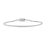 7” 14k White Gold 1ctw VS/VVS Lab Diamond Tennis Bracelet $850