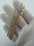 20" 10k Yellow Gold Rope 2.5mm 6.4g