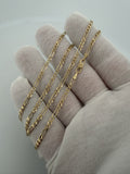 20" 2.5mm 14K yellow gold Figaro chain, 4.3g – Ott Family Jewelry (9)