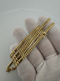 22" 4mm solid 10K yellow gold Cuban link chain, 24.0g – Ott Family Jewelry (9)