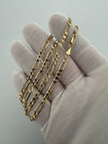 20" 14K Yellow Gold Figaro 4mm 10.81g