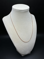 18” 14k Rose Gold Franco 1.3mm 3.1g
