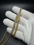 24" 14k Yellow Gold Cuban 6mm 13.7g