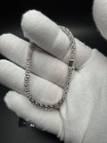 7" 4mm silver moissanite tennis bracelet, 12.33ctw D VVS1, 11.5g – Ott Family Jewelry (9)
