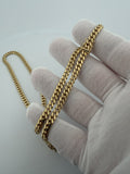 Pre-Owned 22" 14k Yellow Gold Cuban 5mm 43.2g