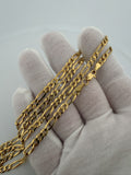 26" 14K Yellow Gold Figaro 4mm 15.0g