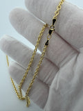20 inch 3mm cable chain in 14K yellow gold, 5.3g, view 9 - Ott Family Jewelry