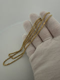 26" 10K Yellow Gold Rope Chain 2.5mm 11.0g