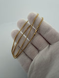 16" 14K Yellow Gold Rounded Box 2mm 3.04g