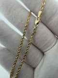 24" 2mm 14K yellow gold rope chain, 9.0g – Ott Family Jewelry (9)