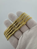 22" 10k Yellow Gold Cuban 5mm 38.4g