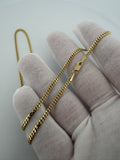 20" 2.5mm solid 14K yellow gold Cuban link chain, 9.51g – Ott Family Jewelry (9)