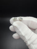 5ctw IGI certified lab diamond stud earrings, E-G VS2+, 14K white gold, push backs – Ott Family Jewelry (8)