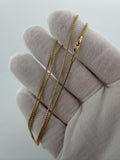 18" 14K Yellow Gold Franco 1.5mm 4.0g