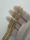 26" 14K Yellow Gold Heavy Fancy Anchor 3.5mm 19.44g