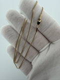 16" 14k Yellow Gold Franco 1mm 2.65g