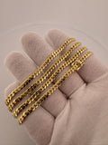 22" 14k Yellow Gold Cuban 4mm 27.0g