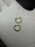 13mm lab diamond huggie hoop earrings, 0.50ctw VS-VVS, solid 14K yellow gold, 2.1g – Ott Family Jewelry (9)