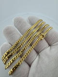 22" 10k Yellow Gold Cuban 4mm 24.0g