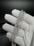 20" 8mm silver moissanite Cuban chain, 12.6ctw D VVS1, 58.2g – Ott Family Jewelry (9)