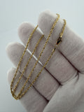 16" 1.5mm 14K yellow gold rope chain, 1.23g – Ott Family Jewelry (9)