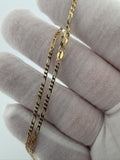 16" 14K Yellow Gold Figaro 2mm 3.0g