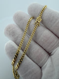 16" 3mm solid 10K yellow gold Cuban link chain, 9.8g – Ott Family Jewelry (9)