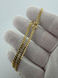 26" 10k Yellow Gold Cuban 3mm 15.6g