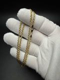 20" 14K Yellow Gold Rolo Link 3mm 5.3g