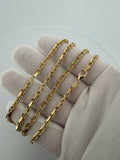 24" 14K Yellow Gold Herme$ 3.5mm 32.0g
