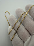 16" 10K Yellow Gold Cuban Chain 2mm 4.4g