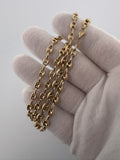 20" 14k Yellow Gold Puffed Mariner Link 5mm 12.2g