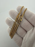 18" 14K Yellow Gold Curb 3mm 6.72g