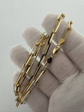 20" 14k Yellow Gold Paperclip 5mm 24.1g