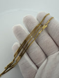 24" 14k Yellow Gold Cuban 2mm 8.9g