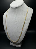 26” 14k Yellow Gold Cuban 4mm 32.2g