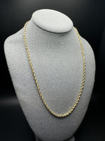 22” 10k Yellow Gold Rope 3.5mm 23.9g