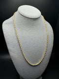 22” 10k Yellow Gold Rope 3.5mm 23.9g
