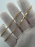16" 2.5mm 14K yellow gold rope chain, 7.62g – Ott Family Jewelry (9)