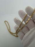 20" 14K Yellow Gold Rope 3.5mm 20.0g