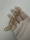 22" 2.5mm 14K yellow gold rope chain, 10.65g – Ott Family Jewelry (9)