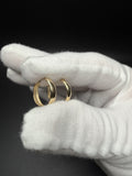 15mm x 3mm 14K yellow gold flat edge hoop earrings, 1.7g – Ott Family Jewelry (9)