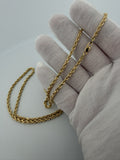 26" 14K Yellow Gold Rope Chain 3mm 20.0g