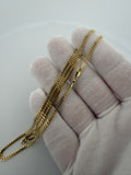 22" 2.5mm solid 10K yellow gold Cuban link chain, 9.2g – Ott Family Jewelry (9)