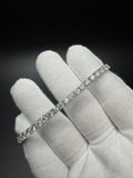 8" 4mm silver moissanite tennis bracelet, 14.09ctw D VVS1, 12.9g – Ott Family Jewelry (9)