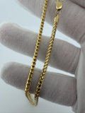 18" 14K Yellow Gold Franco 2.5mm 17.62g
