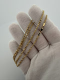 18" 2mm 14K yellow gold rope chain, 6.6g – Ott Family Jewelry (9)