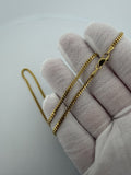 16" 14k Yellow Gold Cuban 2.5mm 8.92g
