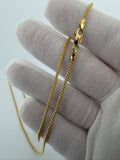 22" 14K Yellow Gold Franco 1.8mm 9.1g