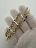 20 inch 3mm rope chain in 14K yellow gold, 3.7g, view 9 - Ott Family Jewelry